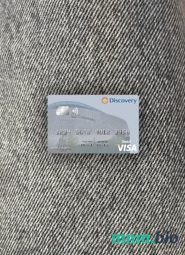 South Africa Discovery Limited visa obciążyć card wygląd fotograficzny skan PSD + zdjęcie